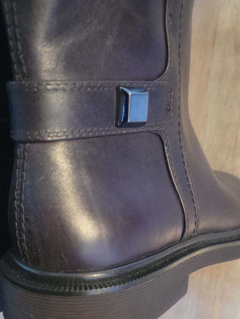 Franco Santo Brown Leather Ankle Boots - Picture 2 of 10